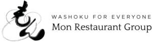 もん ロゴ washoku for everyone mon restaurant group logo