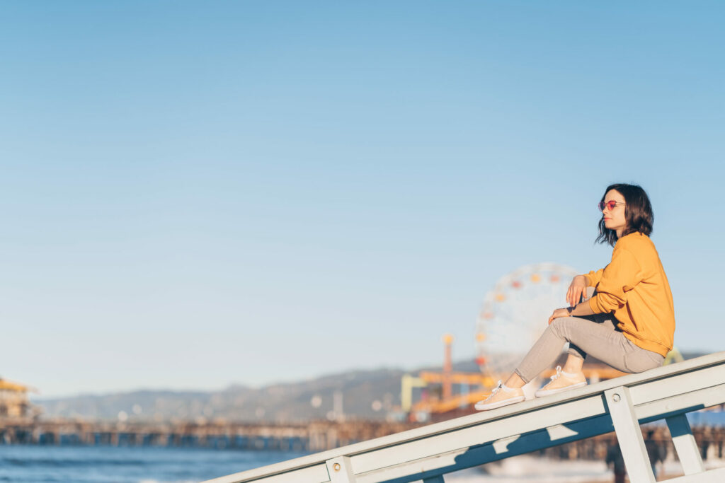 attractive-girl-on-the-beach-in-santa-monica