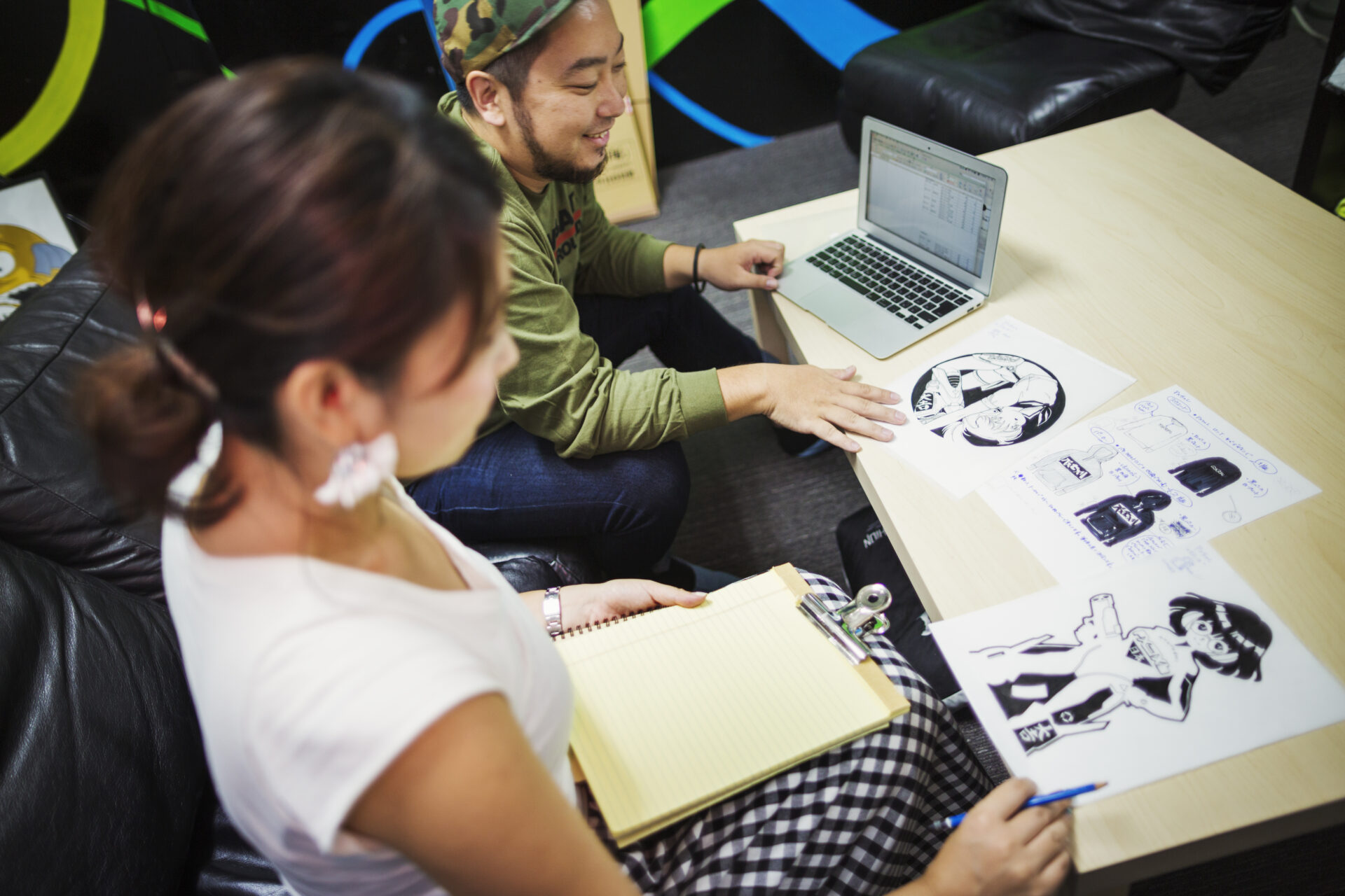 Working in the Japanese anime, manga industry